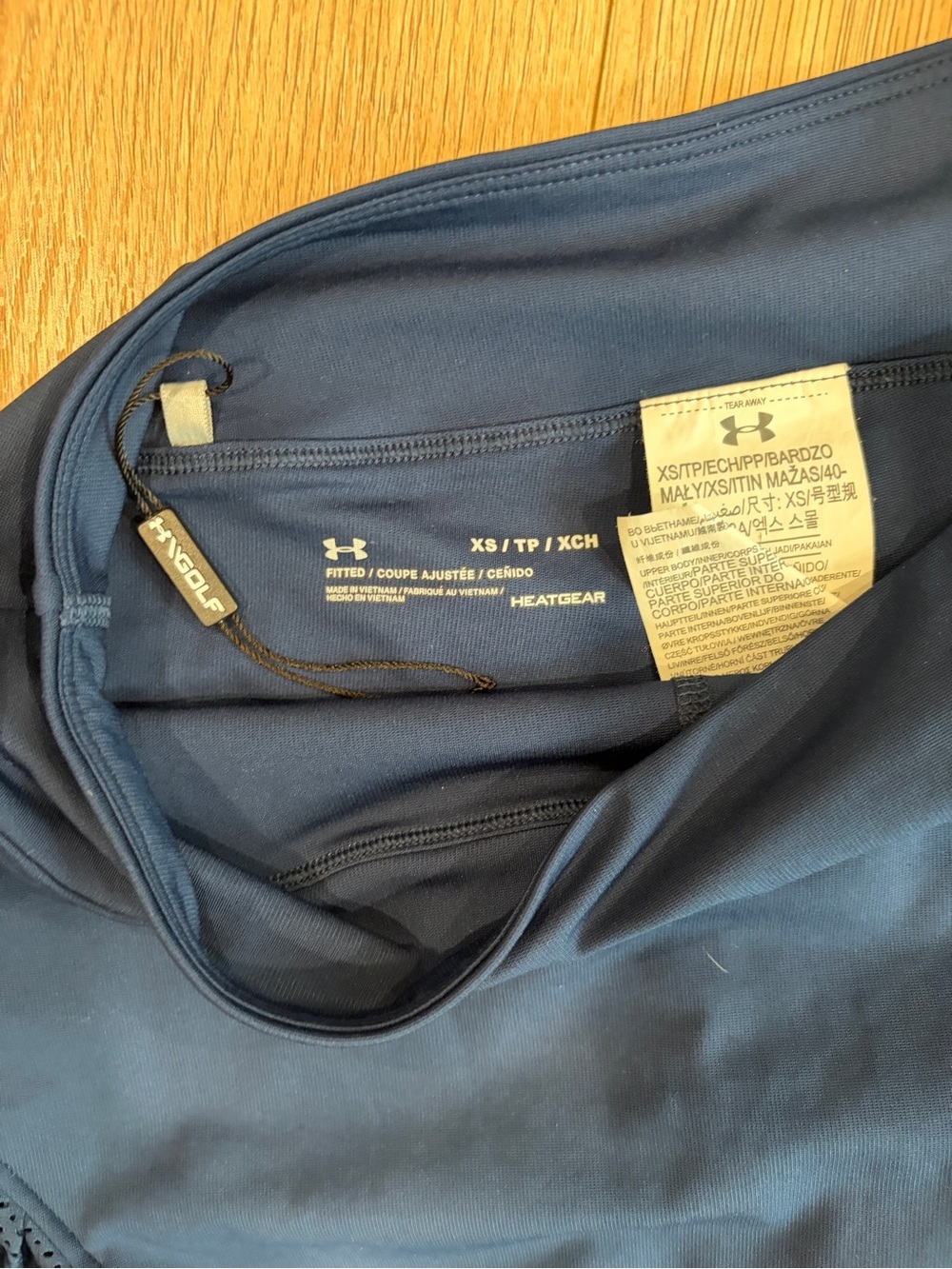 Under Armour Golf Navy Pleated Athletic Tennis Skort XS HeatGear - Picture 4 of 4